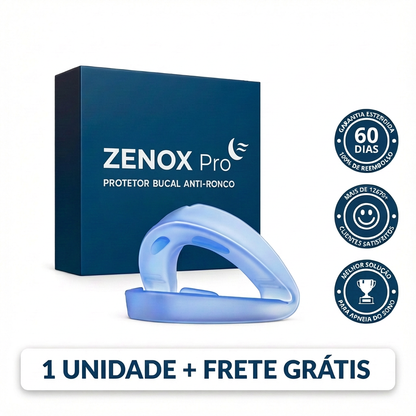 Zenox - Protetor Bucal Anti-Ronco - OFERTA 73% OFF ESTENDIDA🔥 LEVE MAIS PAGANDO MENOS (ÚLTIMO DIA)